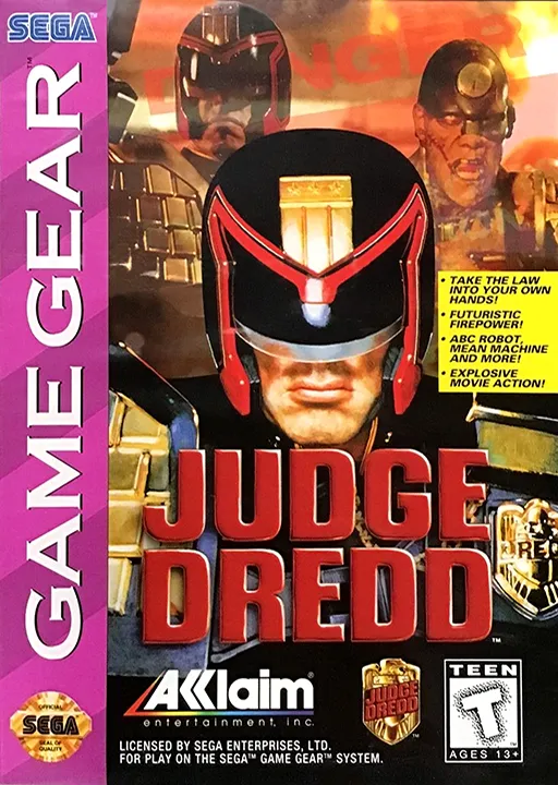 Обложка игры Judge Dredd
